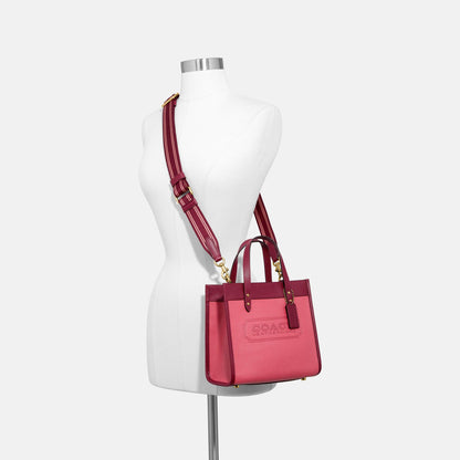 C3461-Field Tote 22 In Colorblock With Coach Badge-B4Aff