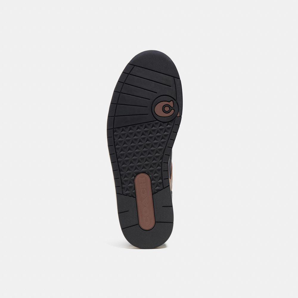 CK556-C201 Sneaker In Signature Canvas-Black/Maple