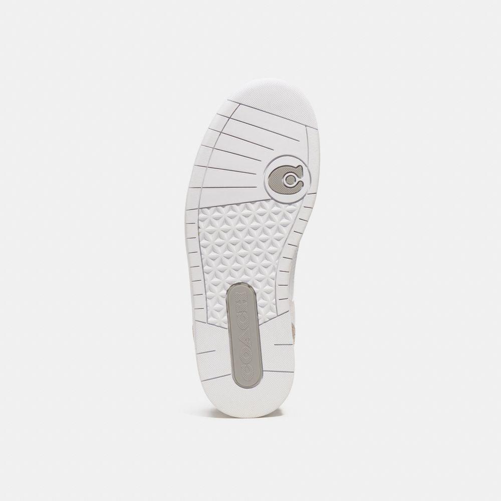 CK571-C201 Low Top Sneaker In Signature Jacquard-Chalk/Stone