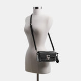CM428-Studio Baguette Bag With Sequins-LH/Black
