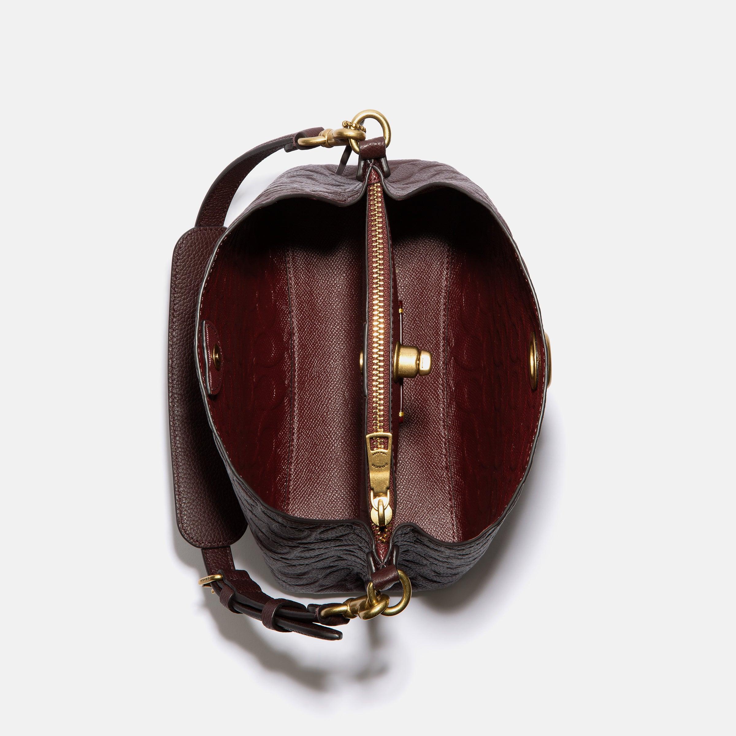 Épure S Bucket bag Brown - Leather (10161HYZ035) | Longchamp MY