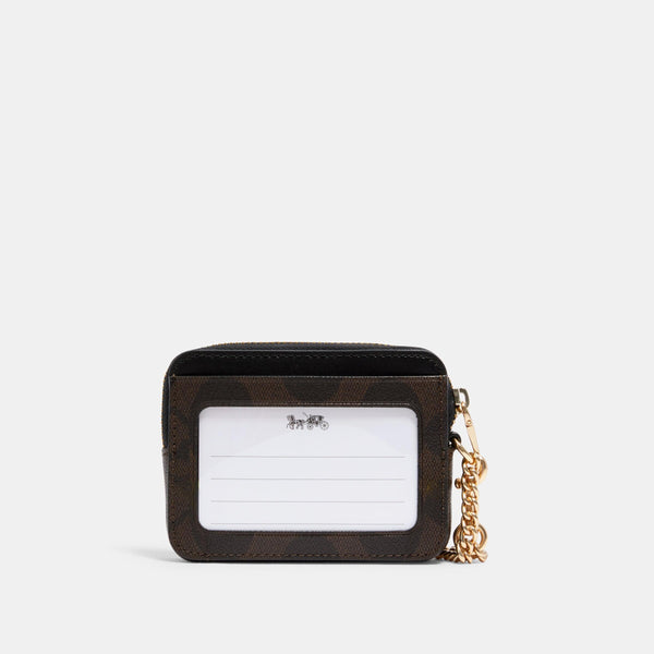 Signature Zip Card Case