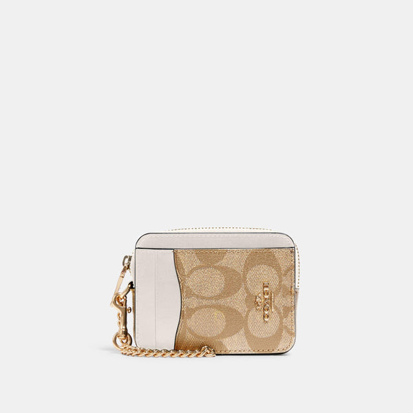 Signature Zip Card Case