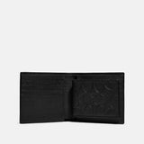 C1231-3-In-1 Wallet In Signature Leather-Black