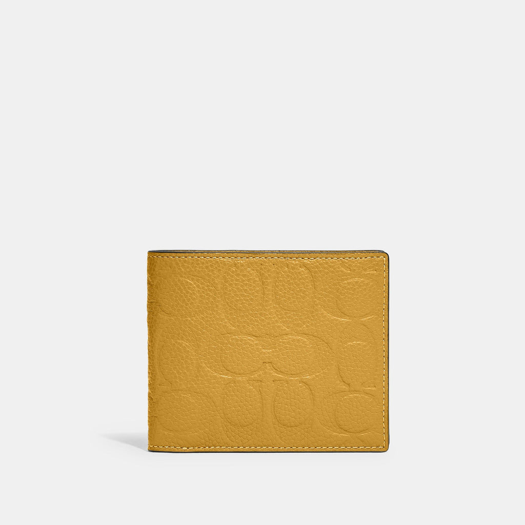 C1231-3-In-1 Wallet In Signature Leather-Yellow Gold
