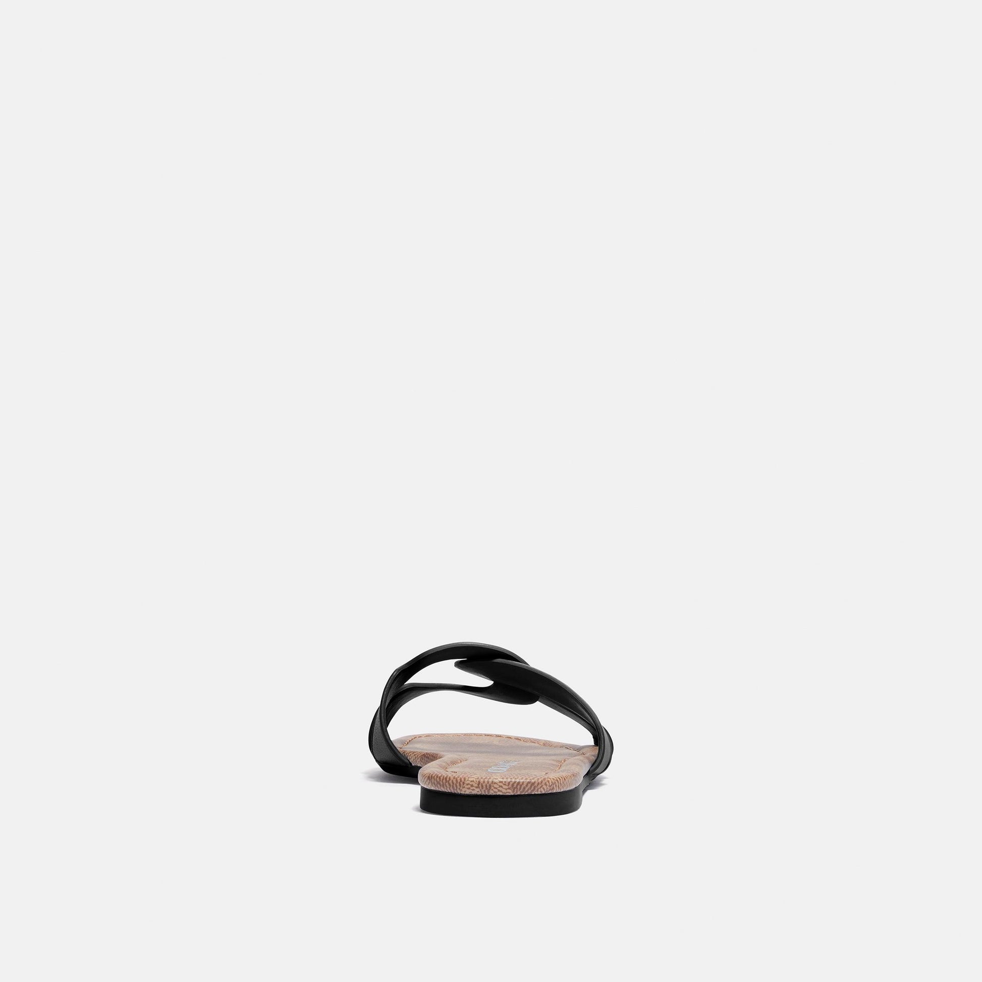 C2310-Essie Leather Sandal-Black