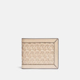 COACH-3-In-1 Wallet With Weaving-C2647-IVO