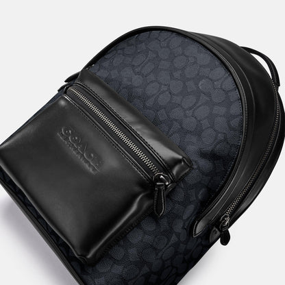 C2670-Signature Charter Backpack-Ji/Charcoal