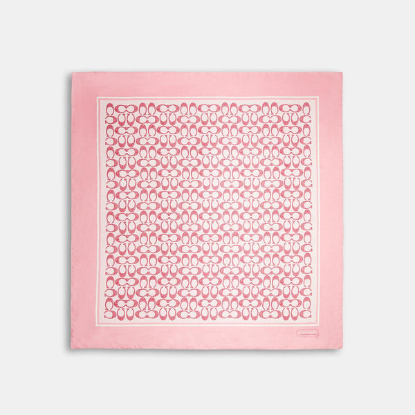 Vintage Signature Print Silk Square Scarf