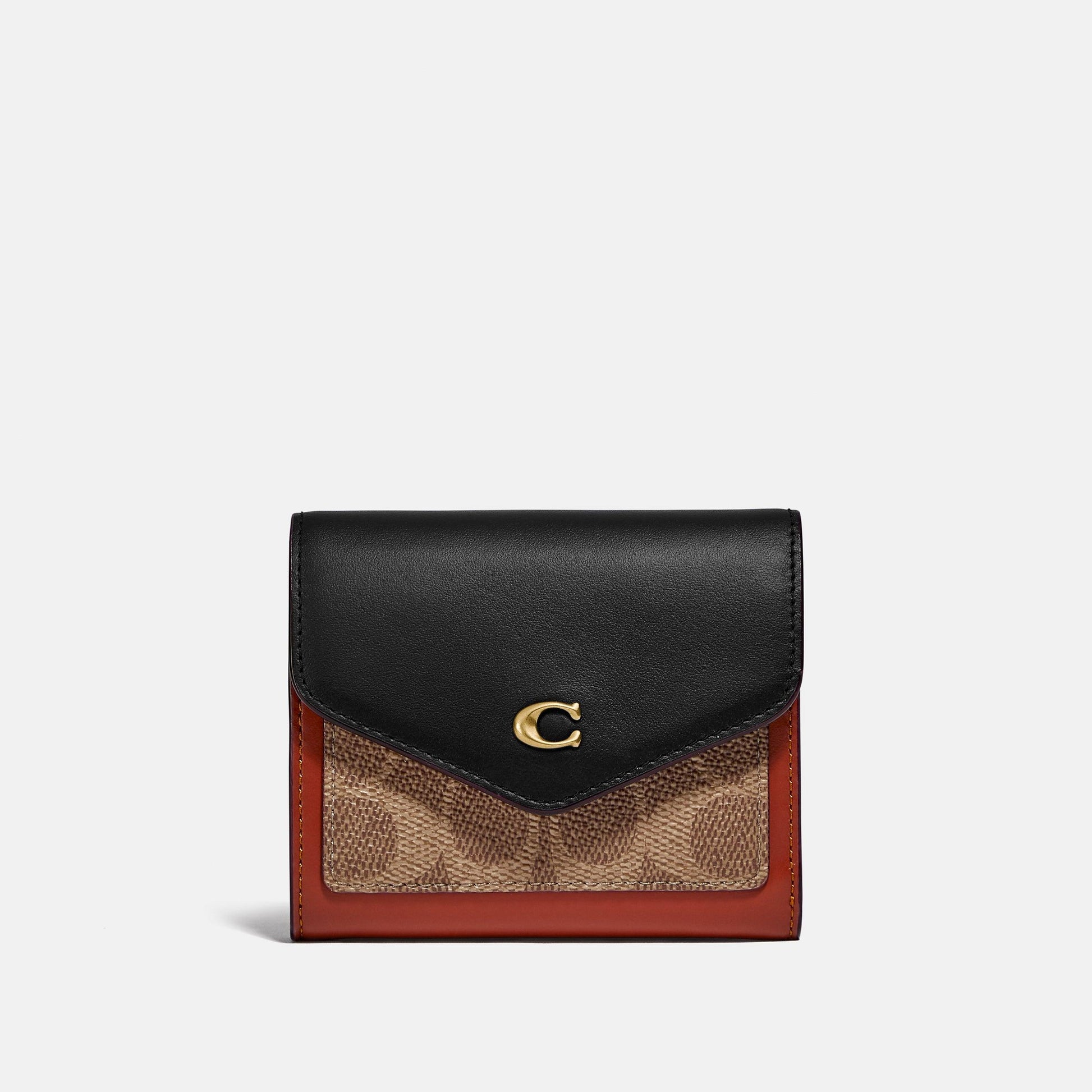 Wyn Small Wallet In Colorblock Signature Canvas - COACH Saudi Arabia Official Site