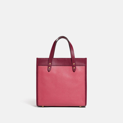 C3461-Field Tote 22 In Colorblock With Coach Badge-B4Aff