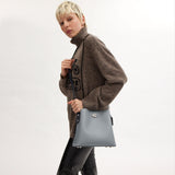 C3766-Willow Bucket Bag In Colorblock-LH/Grey Blue Multi