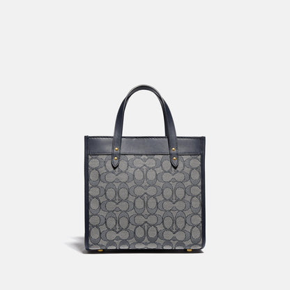 Field Tote 22 In Signature Jacquard - COACH Saudi Arabia Official Site