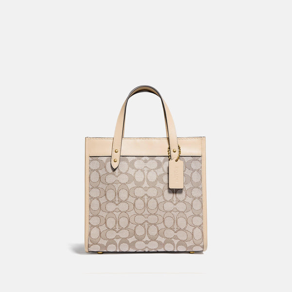 Field Tote 22 In Signature Jacquard