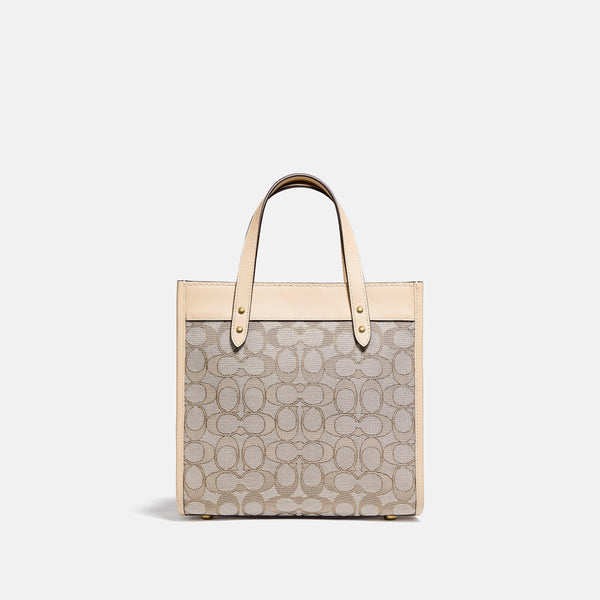 Field Tote 22 In Signature Jacquard