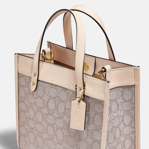 Field Tote 22 In Signature Jacquard