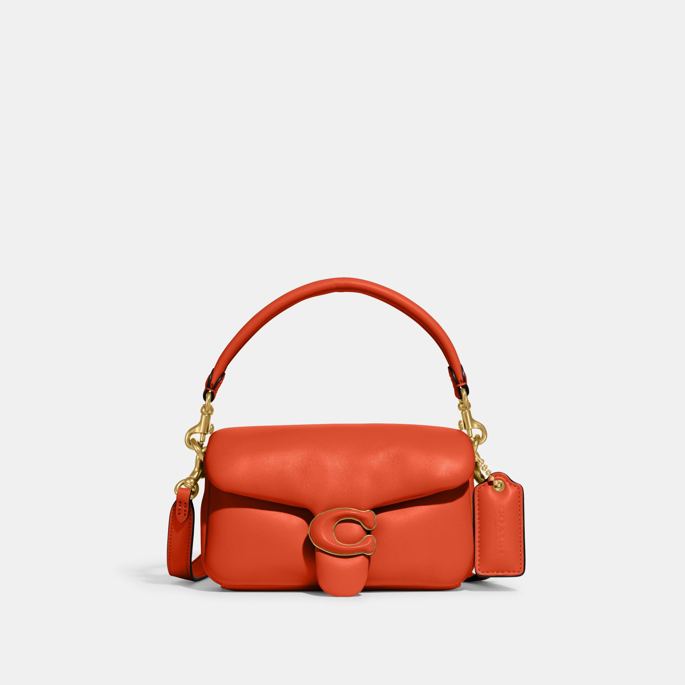 C3880-Pillow Tabby Shoulder Bag 18-B4/Sun Orange