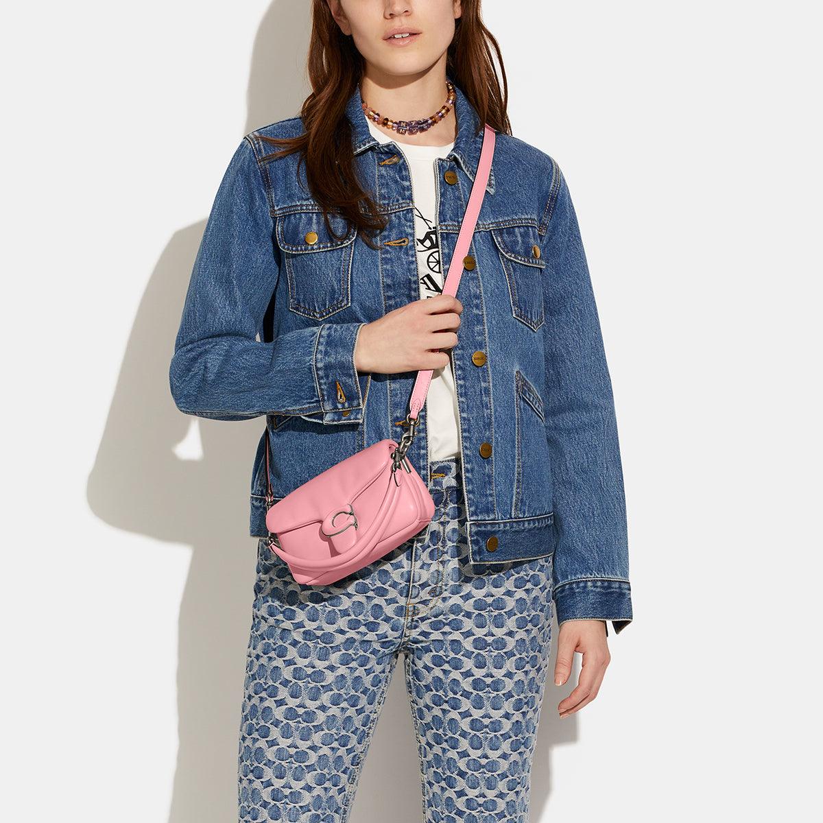 C3880-Pillow Tabby Shoulder Bag 18-Lh/Flower Pink