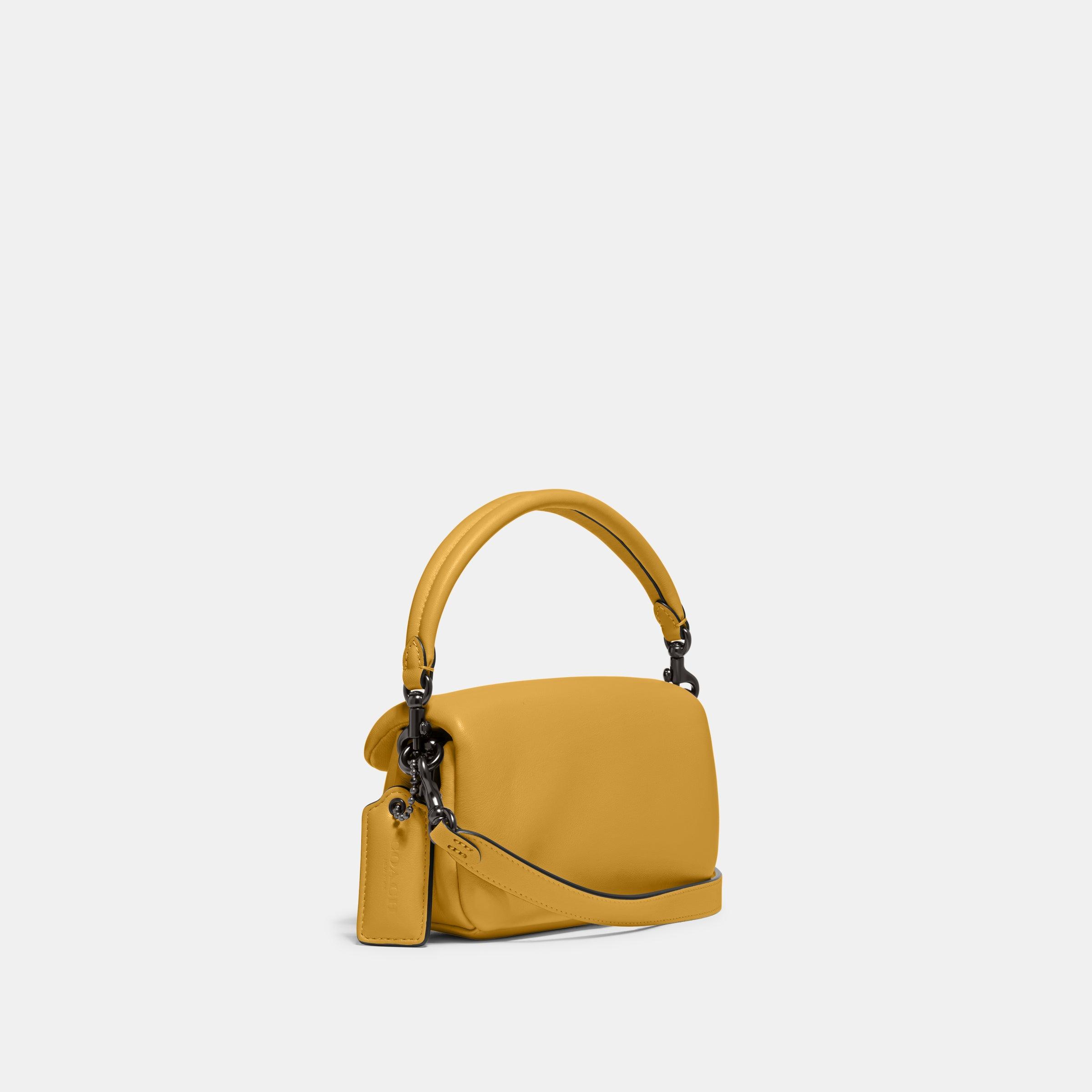 C3880-Pillow Tabby Shoulder Bag 18-V5/Yellow Gold
