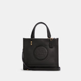 C5268-Dempsey Tote 22 With Coach Patch-IM/Black