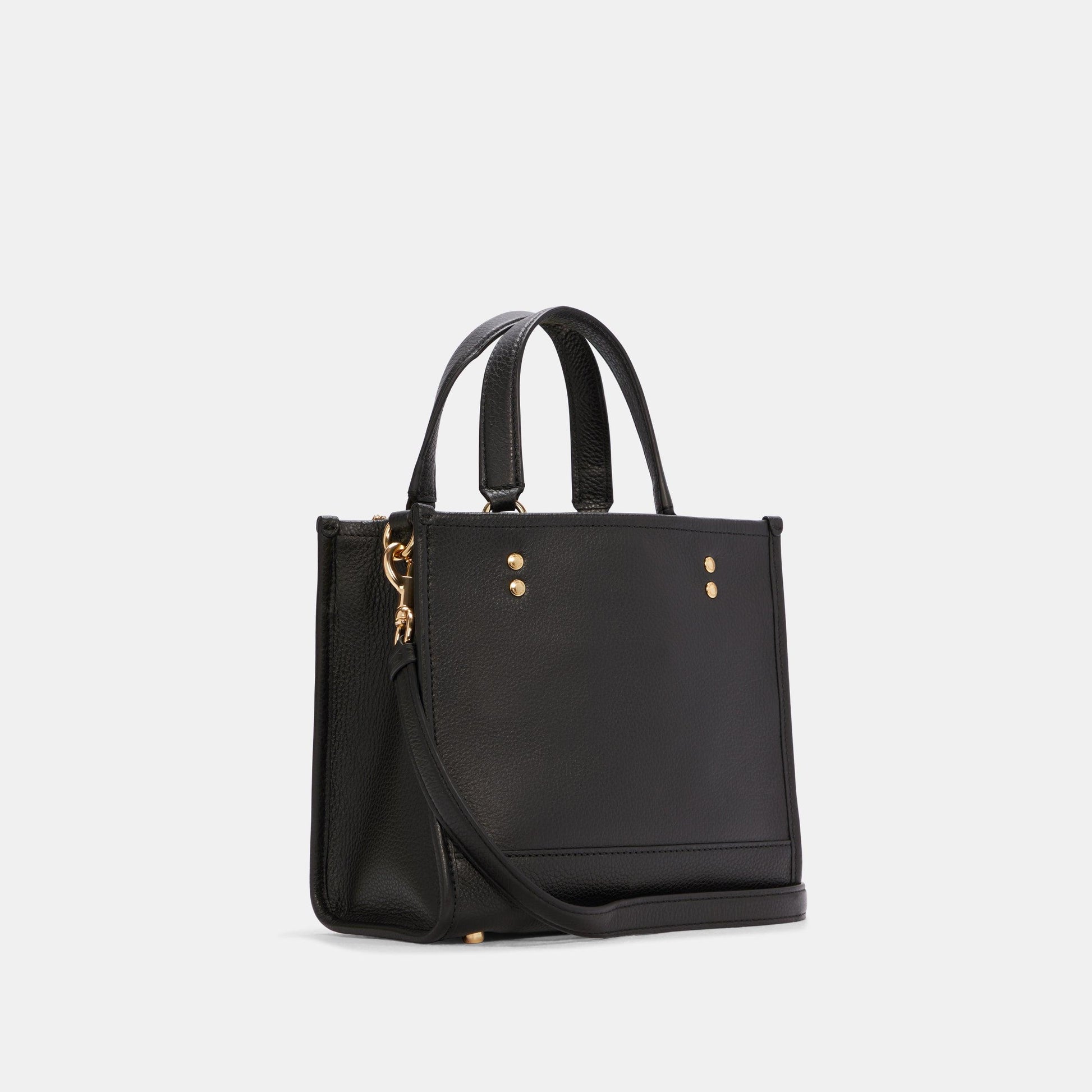 C5268-Dempsey Tote 22 With Coach Patch-IM/Black