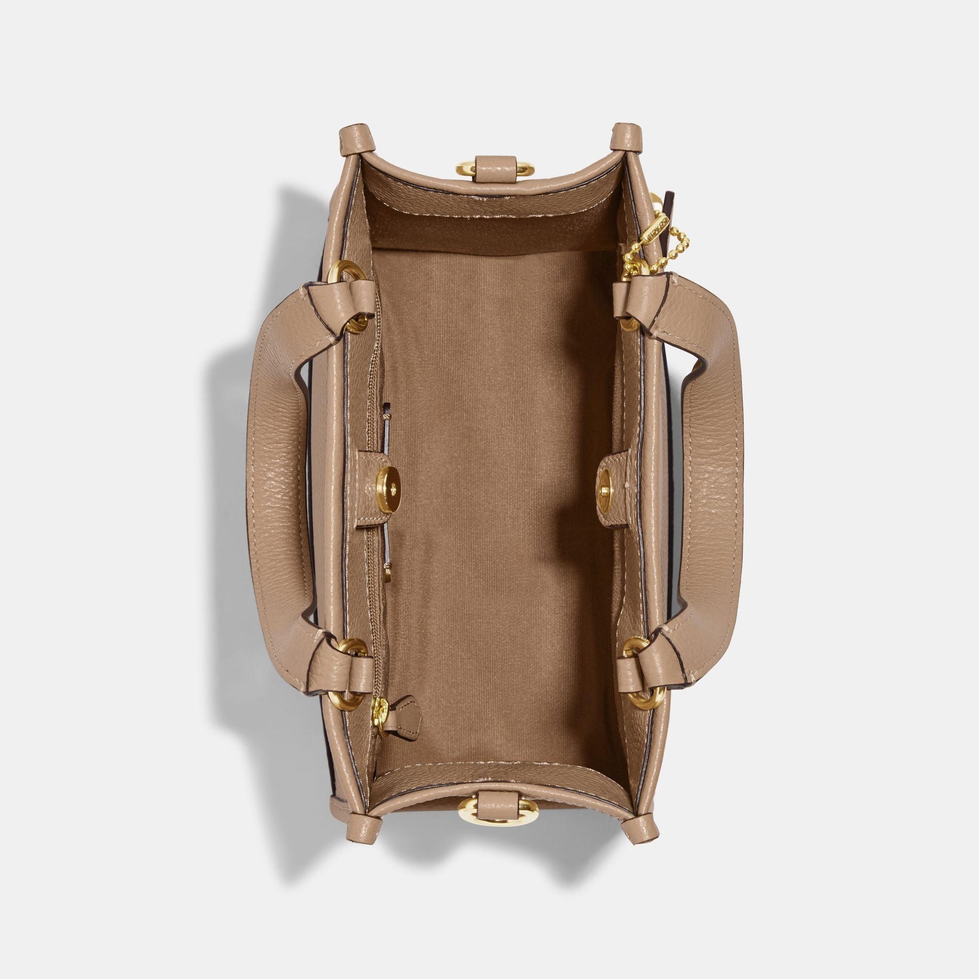 C5268-Dempsey Tote 22 With Coach Patch-IM/Taupe