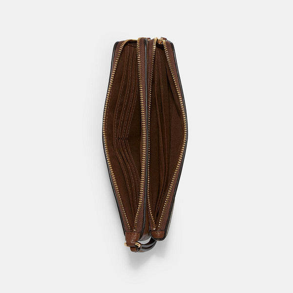 Double Zip Wallet In Signature Canvas