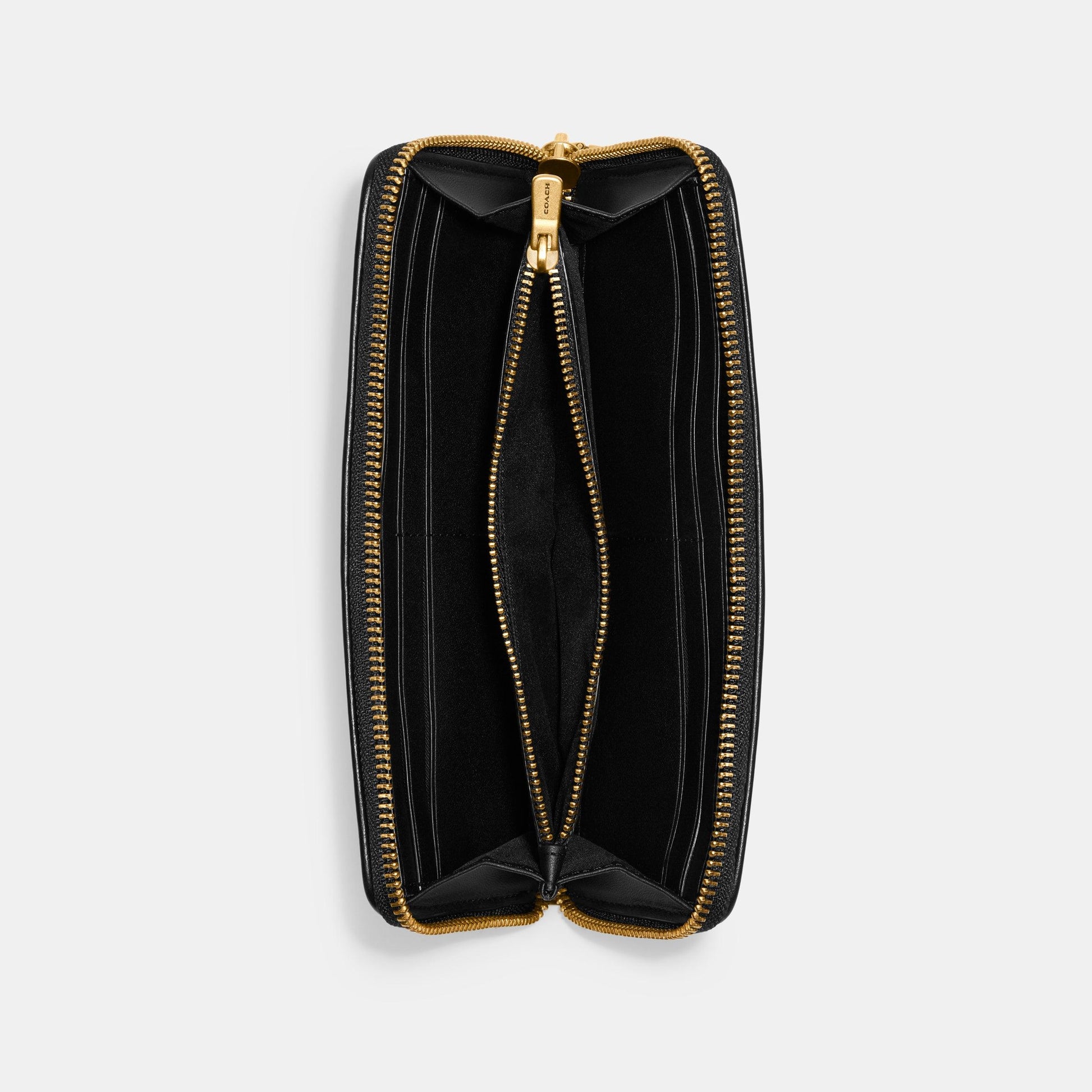 Boxed Slim Accordion Zip Wallet In Signature Textile Jacquard - COACH Saudi Arabia Official Site