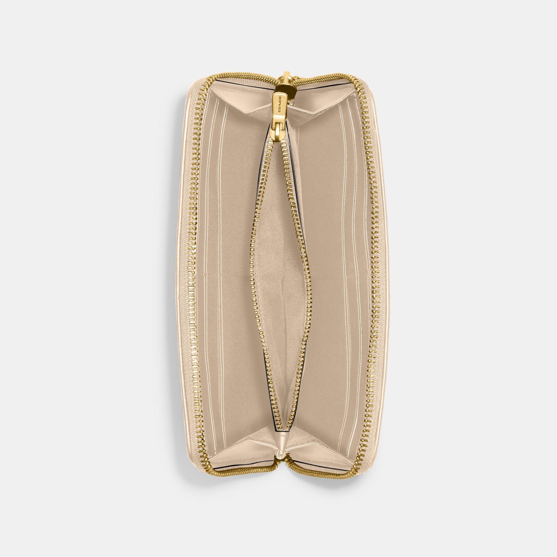Boxed Slim Accordion Zip Wallet In Signature Textile Jacquard - COACH Saudi Arabia Official Site