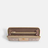 Boxed Slim Accordion Zip Wallet In Signature Textile Jacquard - COACH Saudi Arabia Official Site