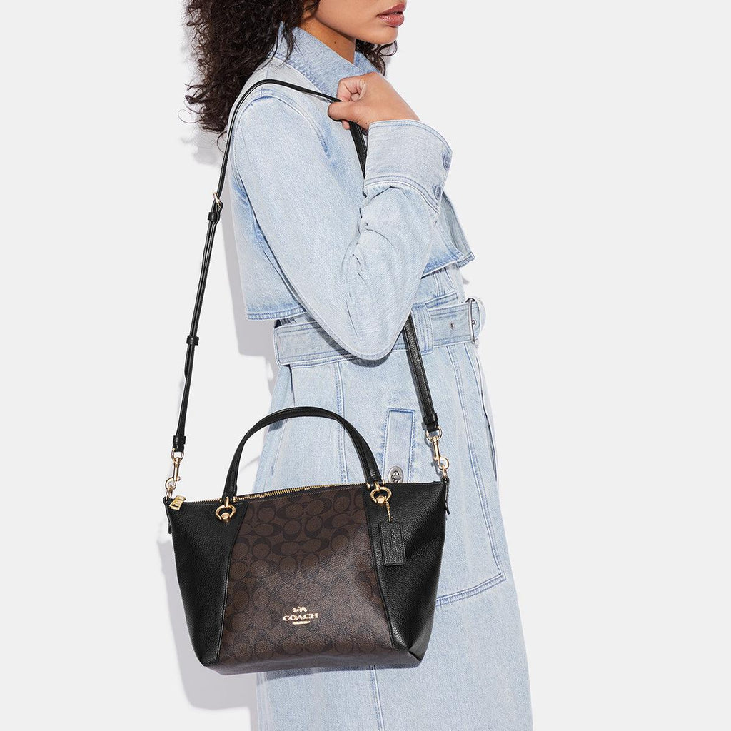 Kacey Satchel In Signature Canvas