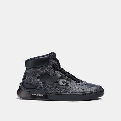 COACH-Coach X Michael B. Jordan Citysole High Top Sneaker In Mummified Signature Canvas-C6731