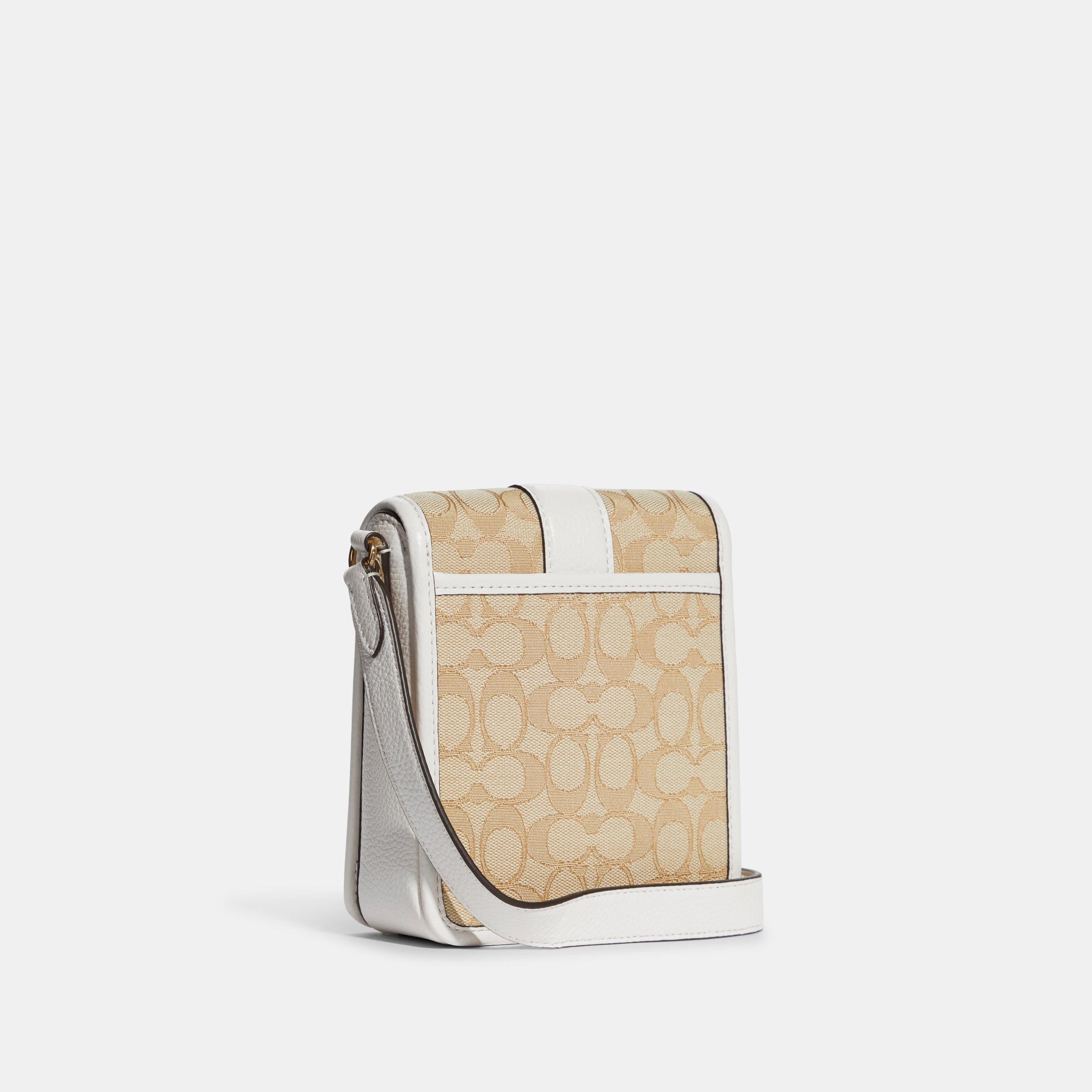 North/South Lonnie Crossbody In Signature Jacquard