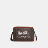 Coach Men's Horse And Carriage Charter Crossbody C6611 MW/BK