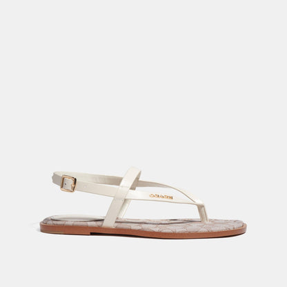 coach-JOSIE LEATHER SANDAL-C8923-Black