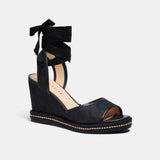 Page Wedge In Recycled Signature Jacquard-C8931-Black