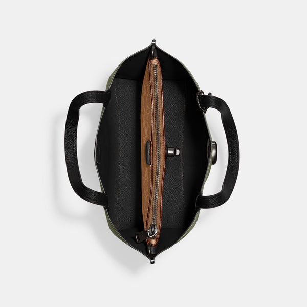 Willow Tote 24 In Colorblock With Signature Canvas Interior