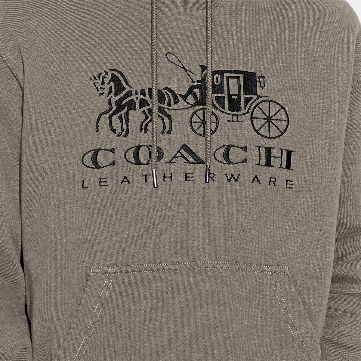 Horse And Carriage Hoodie In Organic Cotton