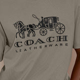 Horse And Carriage T-Shirt In Organic Cotton - COACH Saudi Arabia Official Site