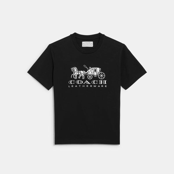 Horse And Carriage T-Shirt In Organic Cotton