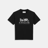 Horse And Carriage T-Shirt In Organic Cotton