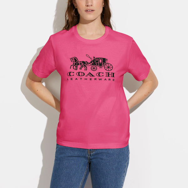 Horse And Carriage T-Shirt In Organic Cotton
