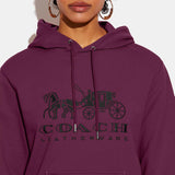 Horse And Carriage Hoodie In Organic Cotton - COACH Saudi Arabia Official Site