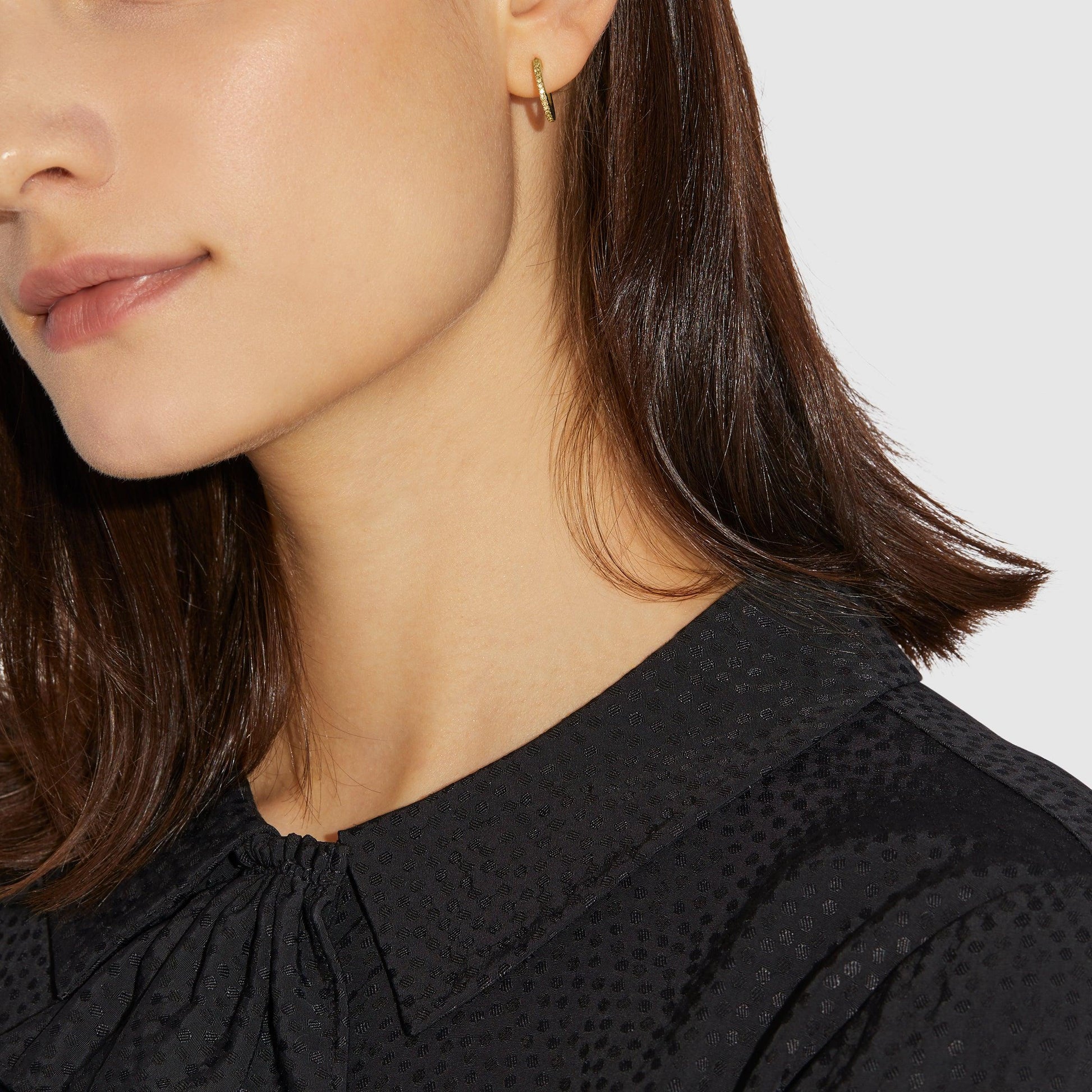 Pave Huggie Earrings - COACH Saudi Arabia Official Site