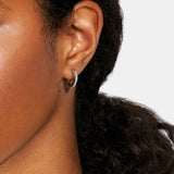 Pave Huggie Earrings - COACH Saudi Arabia Official Site