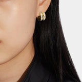 Signature Enamel Hoop Earrings - COACH Saudi Arabia Official Site