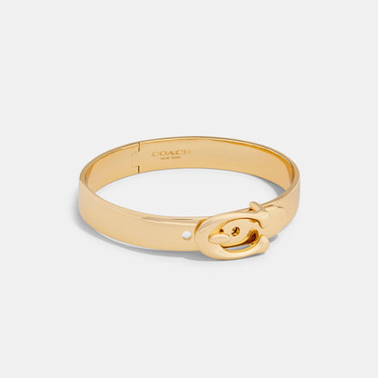 Signature Buckle Bangle - COACH Saudi Arabia Official Site