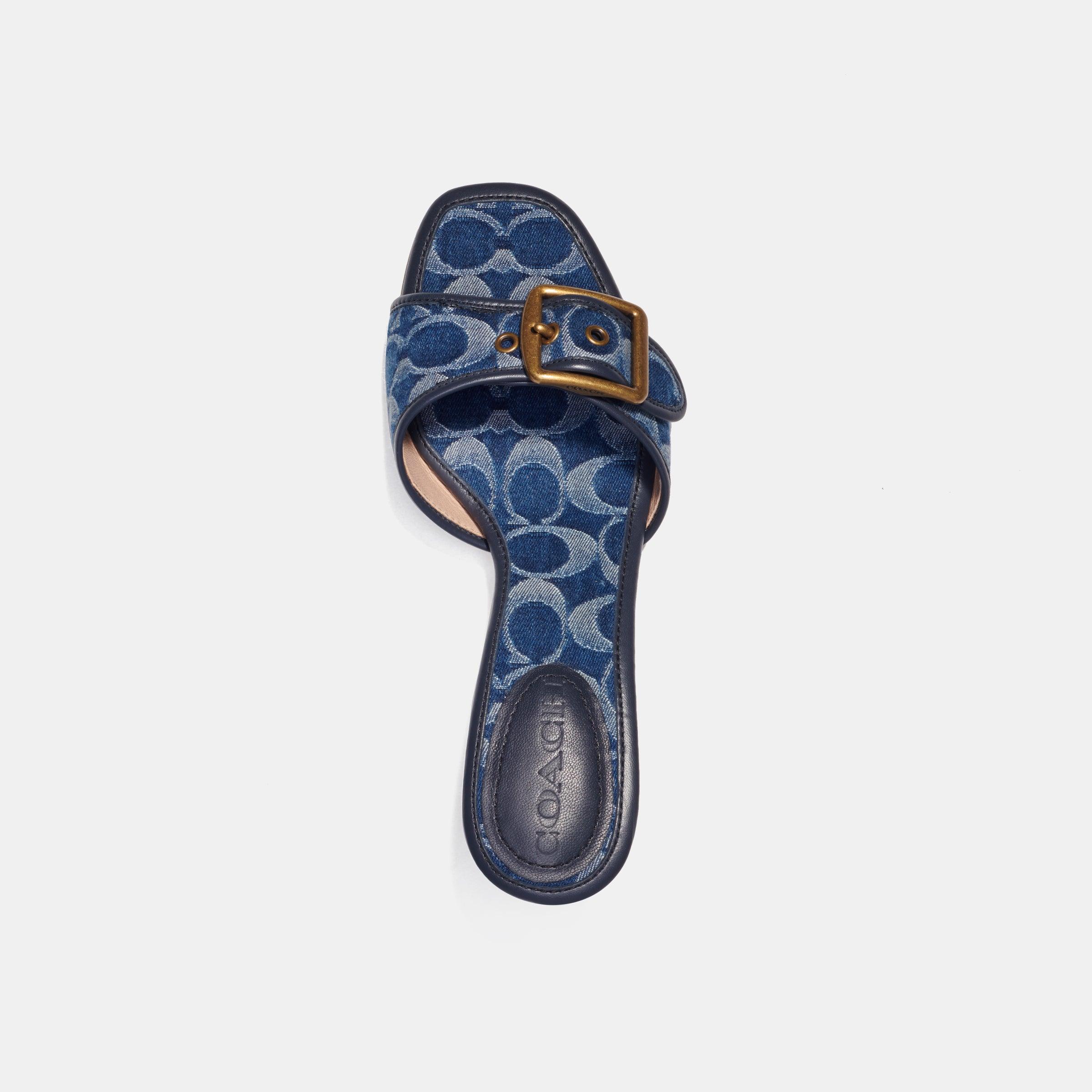 Margot Sandal In Signature Denim