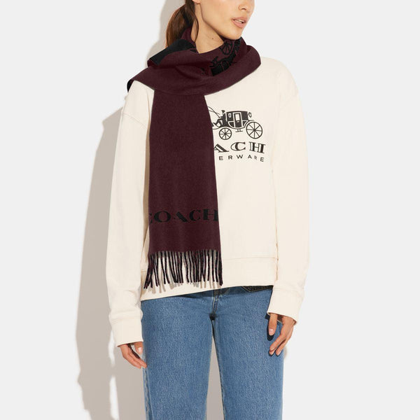Horse And Carriage Cashmere Muffler
