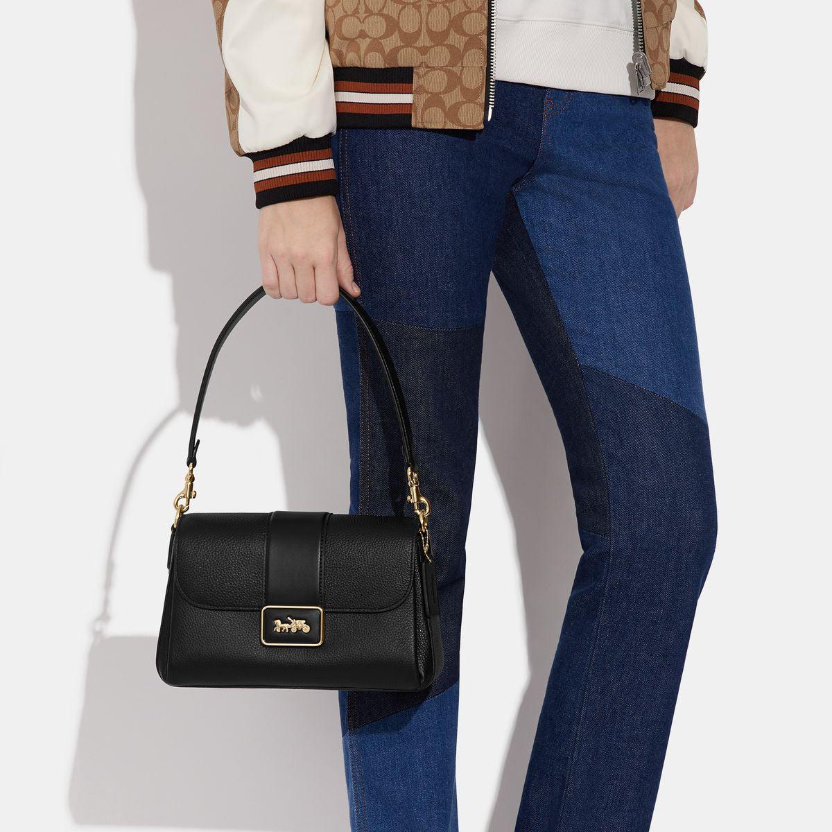 CC068-Grace Shoulder Bag-Im/Black